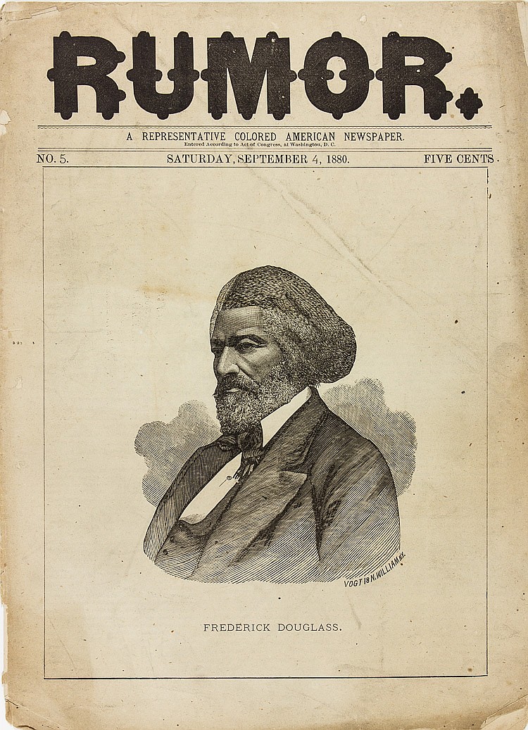 Rumor — A Representative Colored American Newspaper